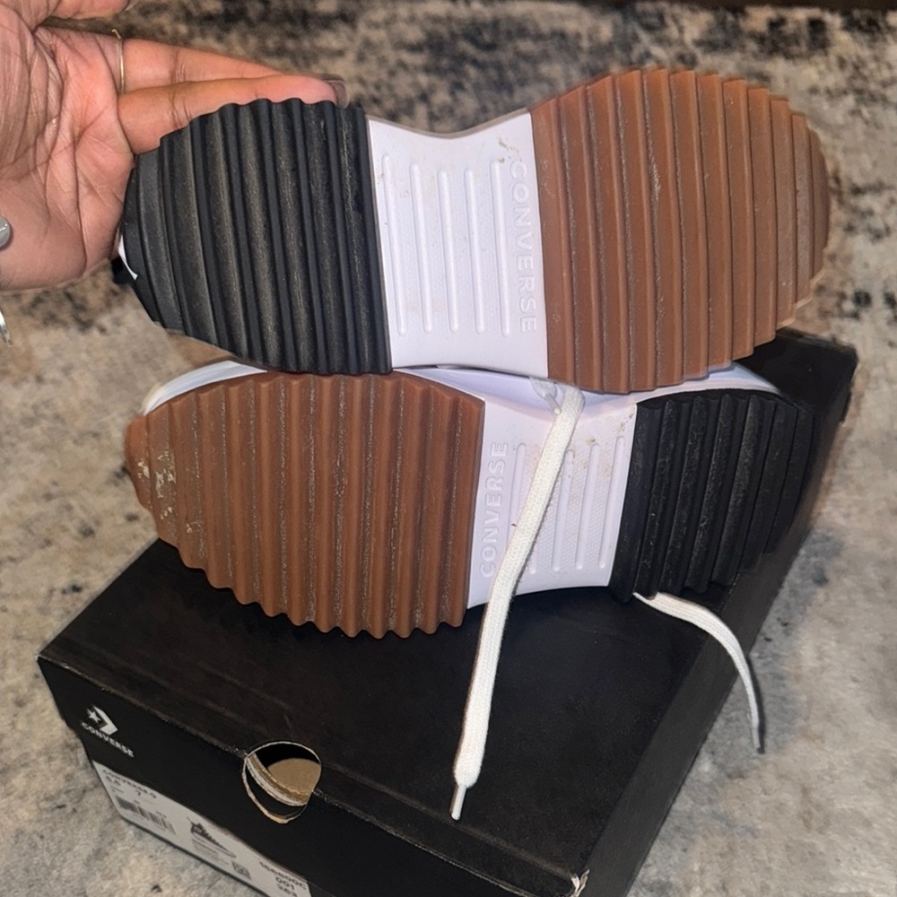 Converse Black Platform High-Tops - Picture 3 of 4